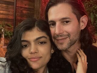 hot videochat webcam couple PanelitaAndMilk